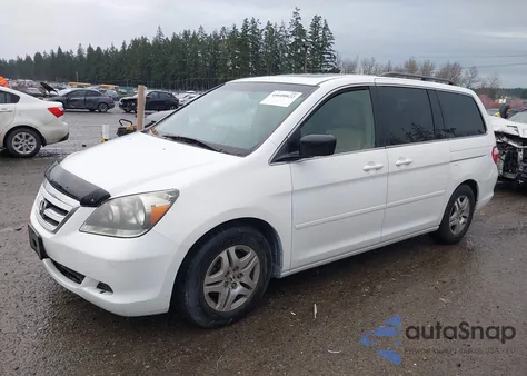 2006 Honda Odyssey Ex-L из США, поврежденный, VIN 5FNRL38796B420075